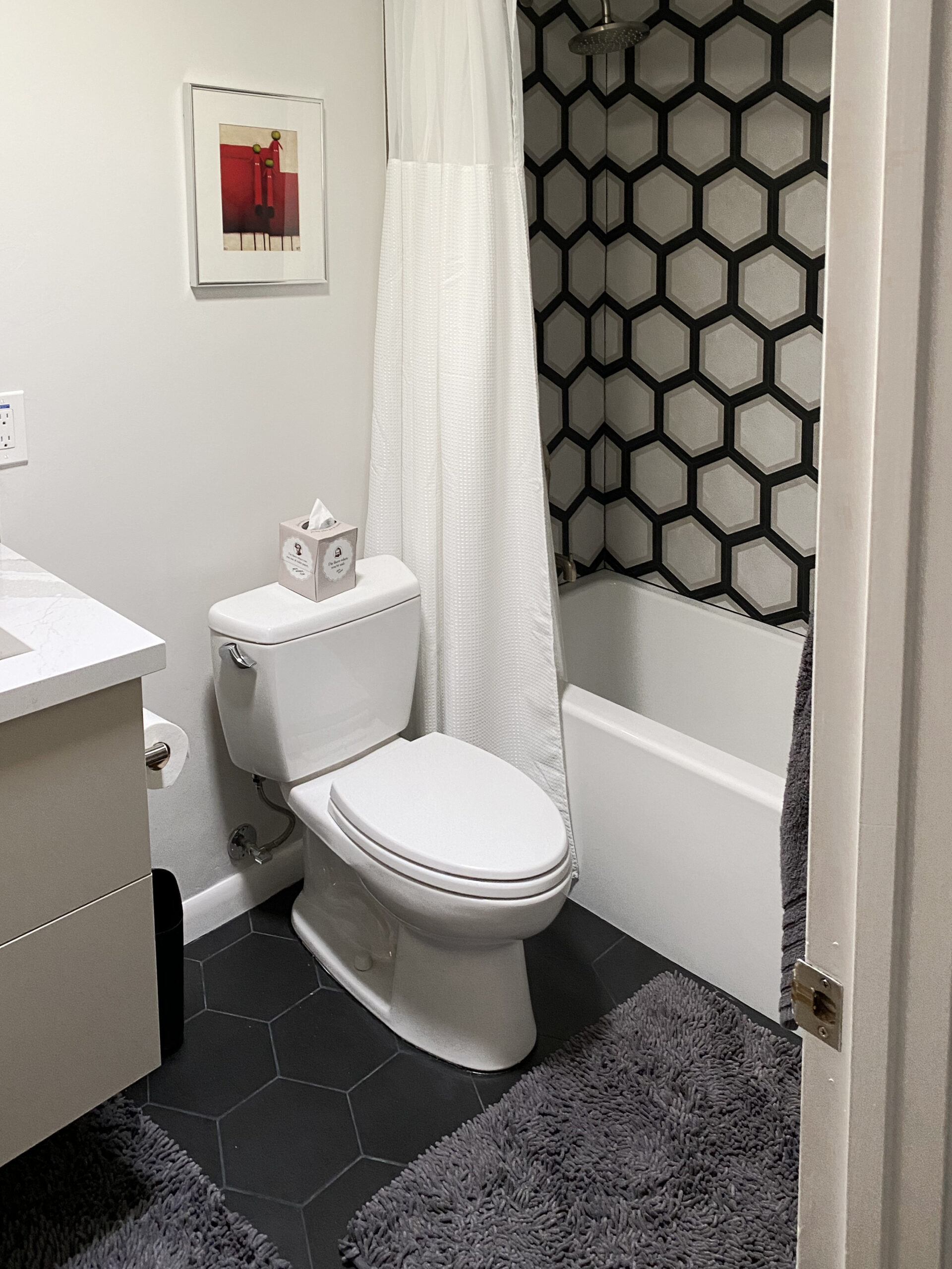 renovated bathroom by Rosie Right Remodeling