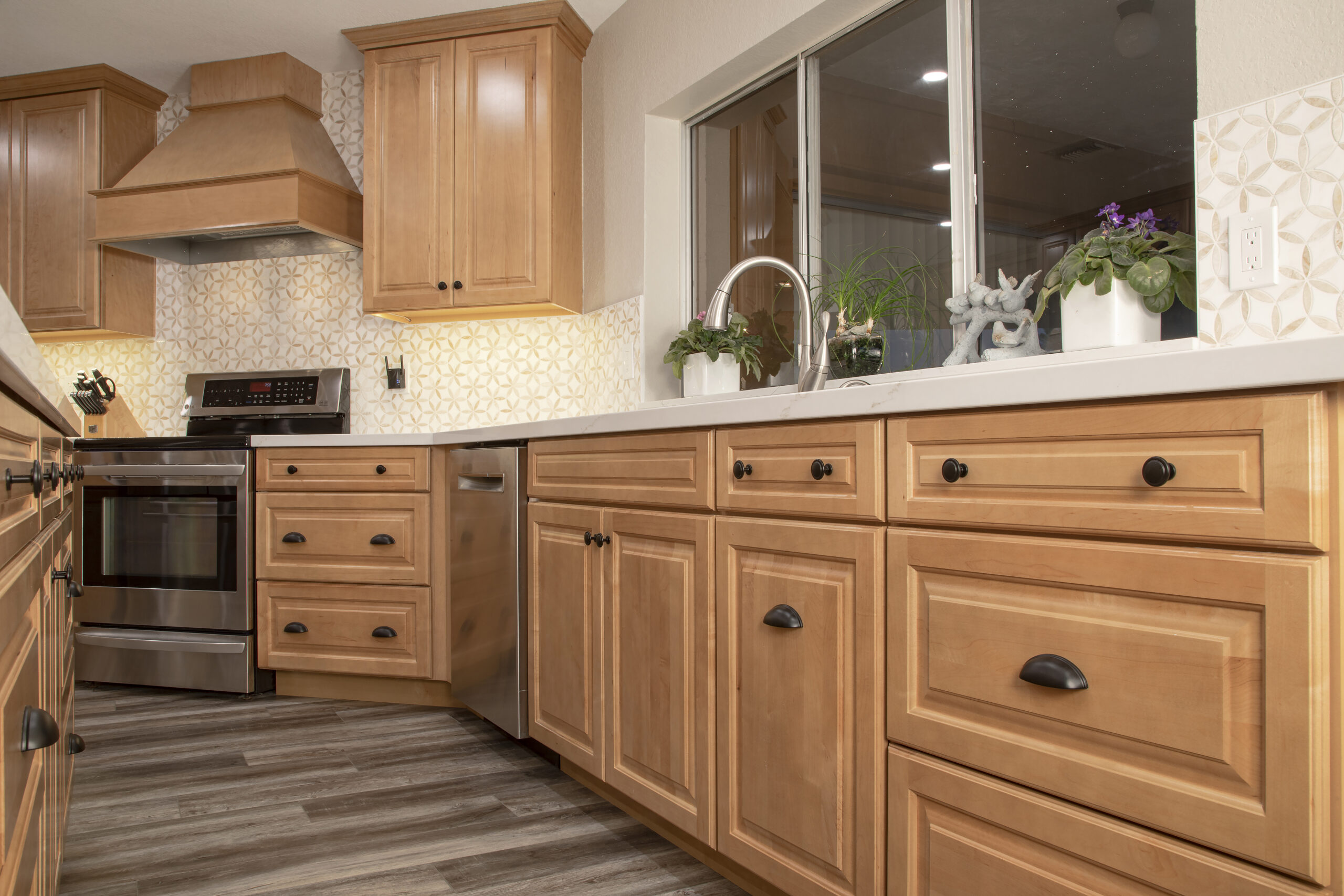 renovated cabinets by Rosie Right Remodeling